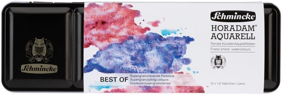 シュミンケ ホラダム スーパーグラニュレーティングカラー ハーフパン 12色 シュミンケ ホラダム水彩絵具 スーパーグラニュレーティング